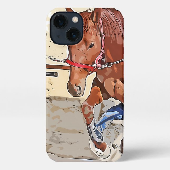 Coque iPhone ケイメイ牧場　トントントントロちゃん　「足上げwith筋肉」 (Verso)