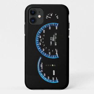 Coque iPhone 11 Coque de cluster d'instruments de voiture hybride 