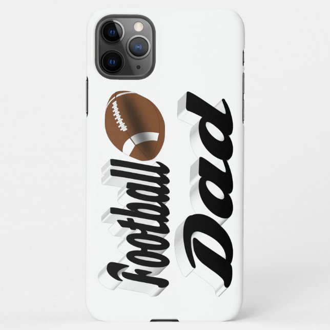 Coque iPhone 11Pro Max Football papa coque iphone (Dos)