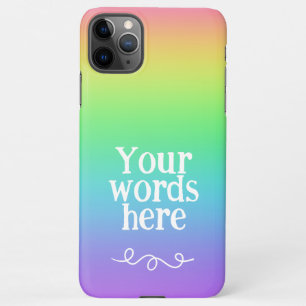 Coque iPhone 11Pro Max Personnalisé Rainbow iPhone 11 Pro Max Coque