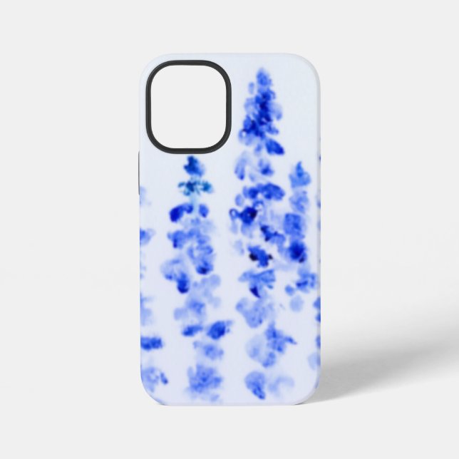 Coque iPhone 12 Mini Coque iphone de Larkspur bleu (Verso)
