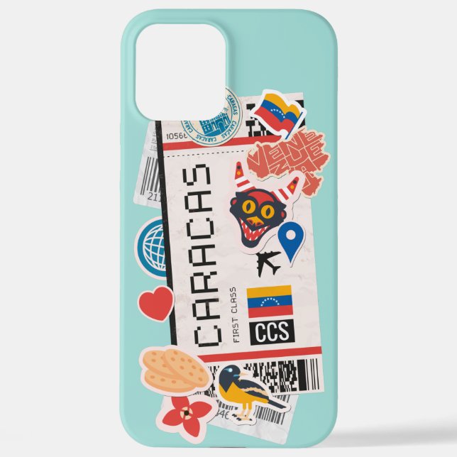 Coque iPhone 12 Pro Max PASS CARACAS VENEZUELA coque iphone (Verso)