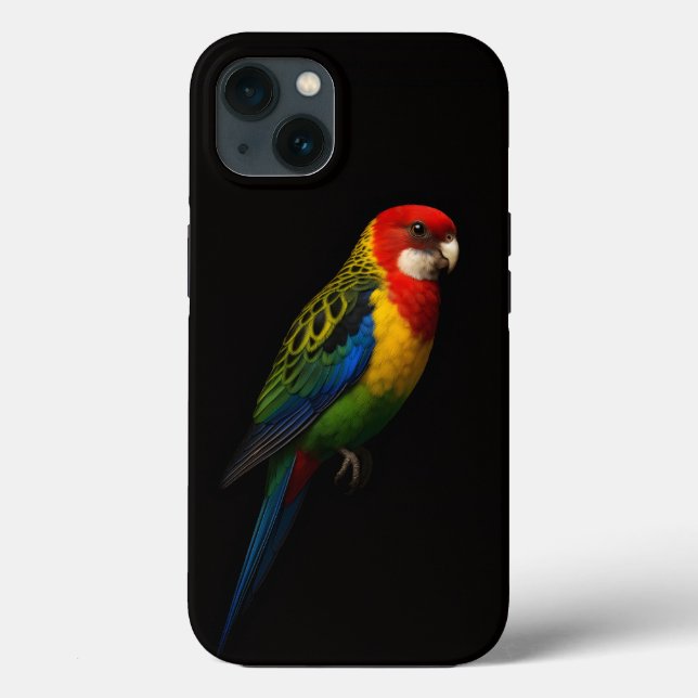 Coque iPhone 13 Black 4 Luxe, perroquet Eastern Ro (Verso)