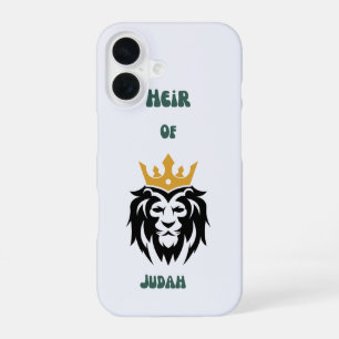 Coque iPhone 16 Affaire téléphonique "Héritier de Juda"
