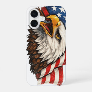 Coque iPhone 16 Aigle américain