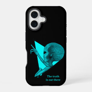 Coque iPhone 16 Alien gris, la vérité est là