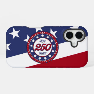 Coque iPhone 16 America’s 250th Birthday With USA Flag