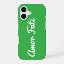 Amor Fati Quote iPhone 16 Case