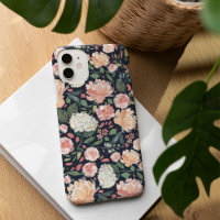 Aquarelle Motif végétal du milieu de l'été