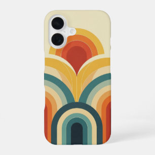 Coque iPhone 16 Arches de Vagues Rétro