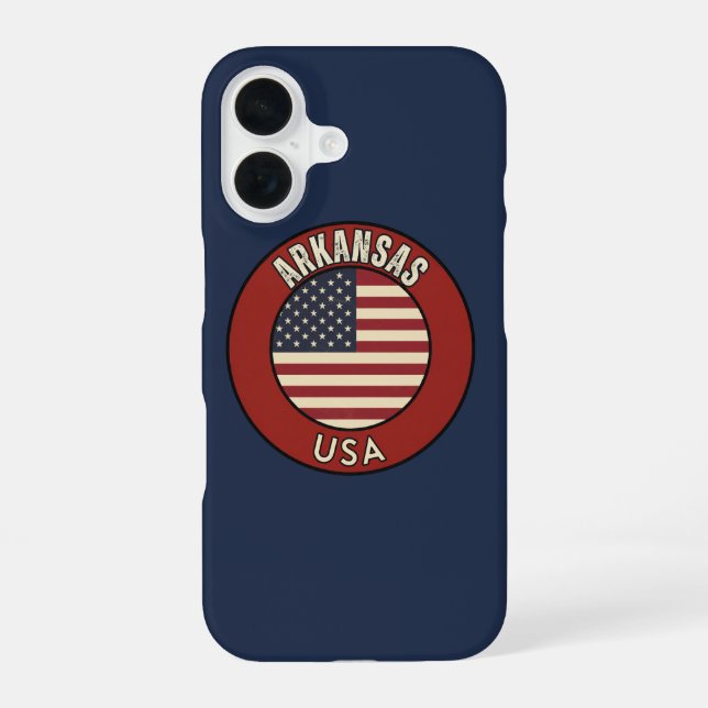 Coque iPhone 16 Arkansas (Verso)