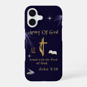 Coque iPhone 16 Armée de Dieu
