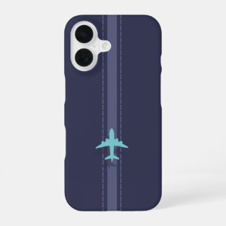 Coque iPhone 16 Avion minimaliste