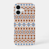 Aztec Essence Motif II Crème bleu rouille