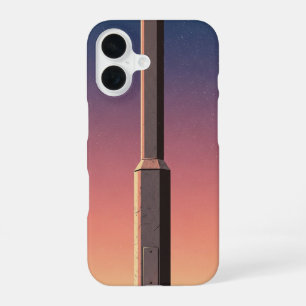 Coque iPhone 16 Base de lampe rétro