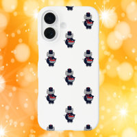 Batteur de fanfare Chat Navy Blue Rouge Motif