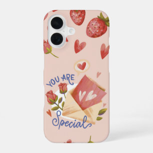Coque iPhone 16 Berry Sweet Vous Êtes Spécial Valentine