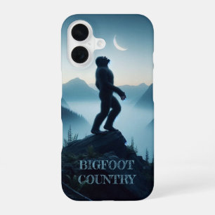 Coque iPhone 16 Bigfoot hurlant à la Lune 