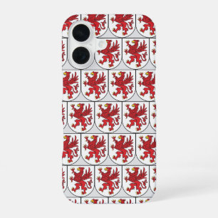 Coque iPhone 16 Blason de Poméranie Art majestueux du griffon