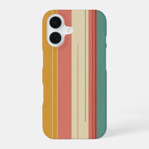 Coque iPhone 16 Blocs Verticaux avec Lignes
