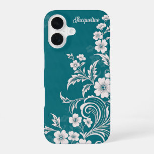 Coque iPhone 16 Blooms verdoyants enchantés