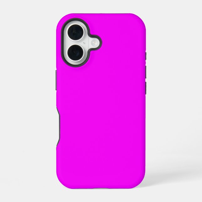 Coque iPhone 16 Boîtier de téléphone Sweet Rose Magenta (Verso)