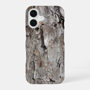 Coque iPhone 16 Boîtier téléphonique à écorce d'arbre