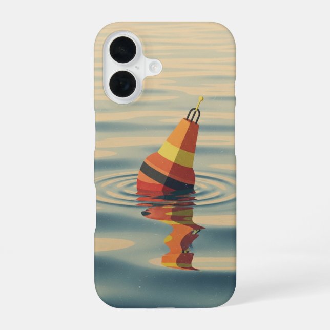 Coque iPhone 16 Bouée Rétro (Verso)