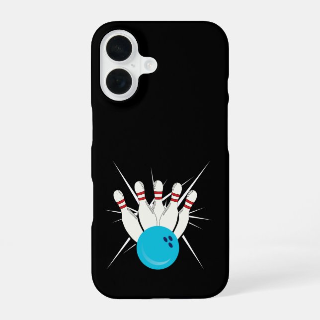 Coque iPhone 16 Bowling Bliss (Verso)
