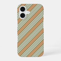 Brayures vert olive et blanc motif avec bronze
