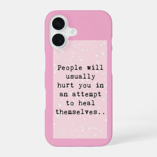 Coque iPhone 16 ça fait mal de (Verso)