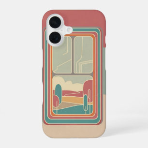 Coque iPhone 16 Cadre de Fenêtre Rétro