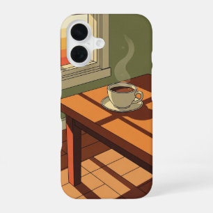 Coque iPhone 16 Café Soleil du Matin