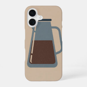 Coque iPhone 16 Carafe vintage pour café froid