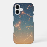 Carte de constellation rétro