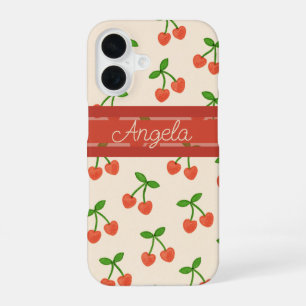 Coque iPhone 16 Cerises Chéries