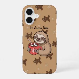 Coque iPhone 16 C'est l'heure du cacao | Étui de téléphone mignon