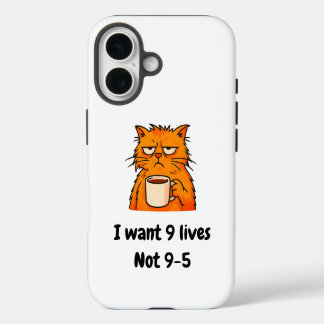 Coque iPhone 16 Chat Drôle