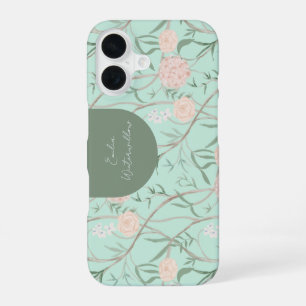 Coque iPhone 16 Chinoiserie grandmillennial personnalisable