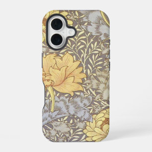 Coque iPhone 16 Chrysanthème Fleurs de Mère de William Morris