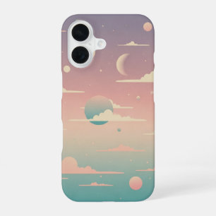 Coque iPhone 16 Ciel Cosmique Vintage