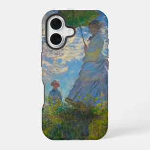 Coque iPhone 16 Claude Monet Femme avec un Parasol