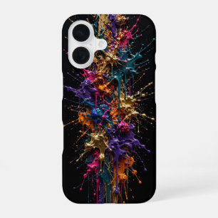 Coque iPhone 16 Colonne de projection de peinture explosive - Mage