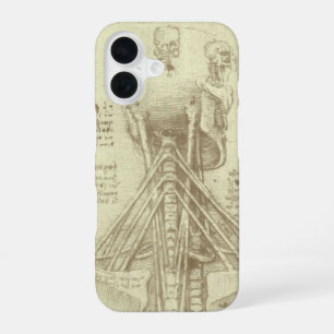 Coque iPhone 16 Colonne vertébrale de l'anatomie humaine de Léonar