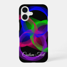 Colorful Geometric Blend iPhone 16 Case