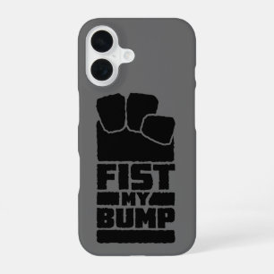 Coque iPhone 16 Conception drôle d'alien spatial Poing Mon Bosse