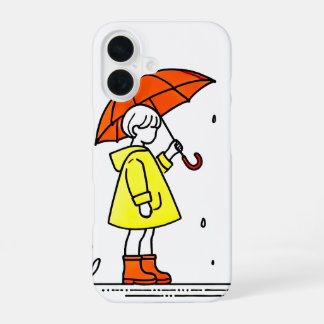 Coque iPhone 16 🌧️ coque iphone de fille aux parapluies ✨