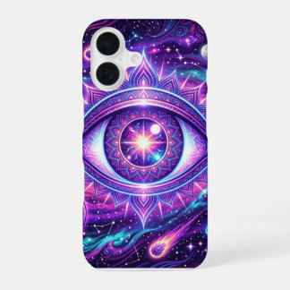Coque iPhone 16 Cosmic Eye Phone Case – Mystical Space Vision Desi