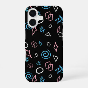 Coque iPhone 16 Couleurs Transgenres Formes
