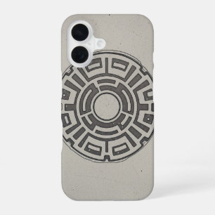 Coque iPhone 16 Couvercle de regard rétro
